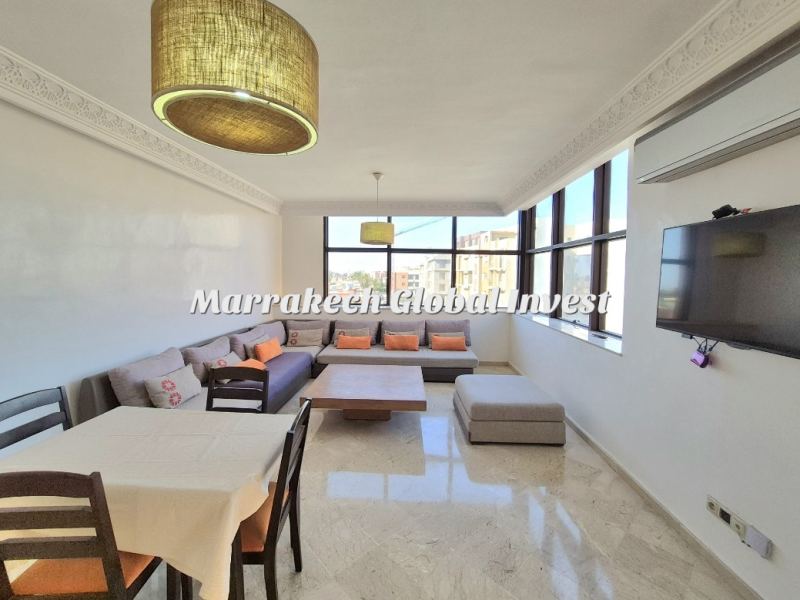 Studio haut standing meublé avec 2 balcons à louer – Guéliz, Marrakech – photo 2