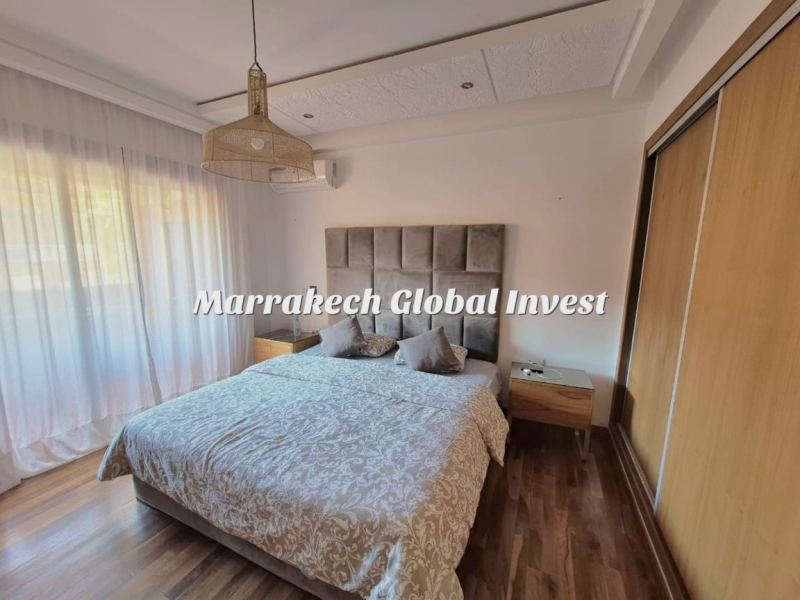Appartement F2 meublé avec piscine et terrasse à louer – Guéliz, Marrakech