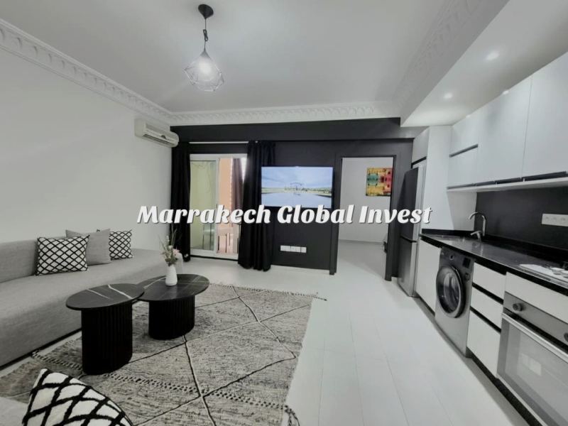 Appartement neuf meublé avec terrasse à louer – Aïn Mezouar, Marrakech