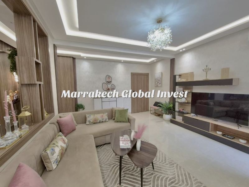 Appartement F3 de luxe meublé avec terrasse à louer – Hivernage, Marrakech – photo 2
