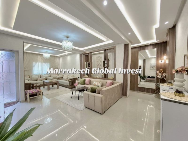 Appartement F3 de luxe meublé avec terrasse à louer – Hivernage, Marrakech – photo 4