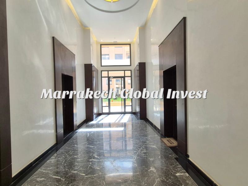 Appartement neuf 2 chambres meublé avec piscine à louer – Palmeraie, Marrakech