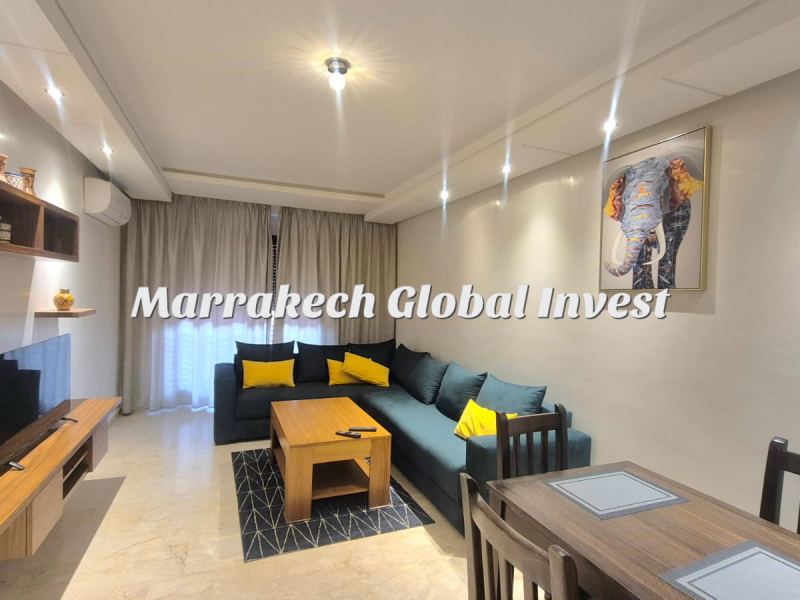 Studio meublé neuf 50 m² à louer – Guéliz, Marrakech